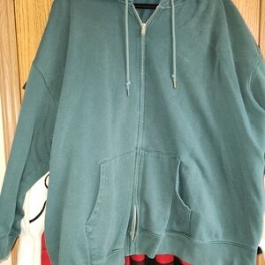 Old Navy Teal Zip-Up Hoodie